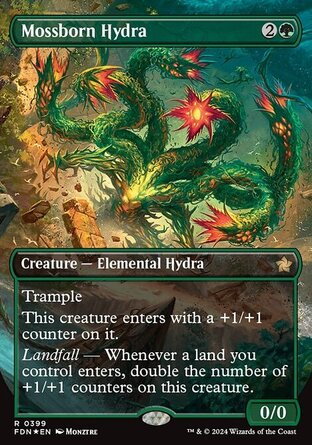 【ENG】《苔生多頭龍/Mossborn Hydra》[基石構築]