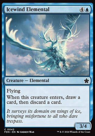 【ENG】《冰風元素/Icewind Elemental》[基石構築]