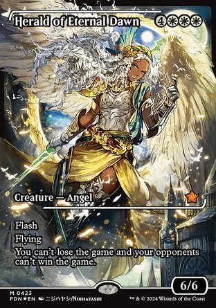 【ENG】 ☆Foil☆ 《恒曉傳令使/Herald of Eternal Dawn》[基石構築]
