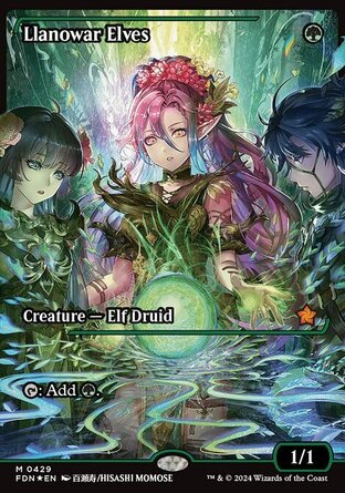 【ENG】《羅堰妖精/Llanowar Elves》[基石構築]