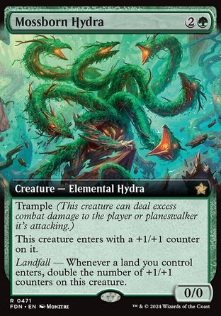 【ENG】《苔生多頭龍/Mossborn Hydra》[基石構築]