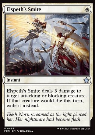【ENG】《艾紫培的重擊/Elspeth's Smite》[基石構築]