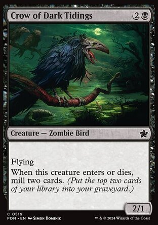 【ENG】《暗潮烏鴉/Crow of Dark Tidings》[基石構築]
