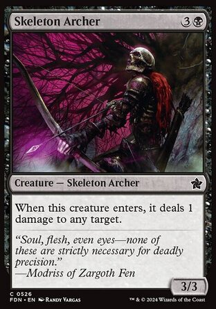 【ENG】《骷髏妖箭手/Skeleton Archer》[基石構築]