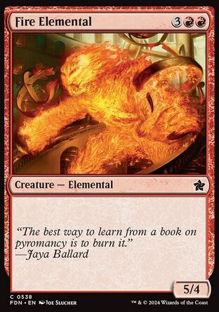 【ENG】《火元素/Fire Elemental》[基石構築]
