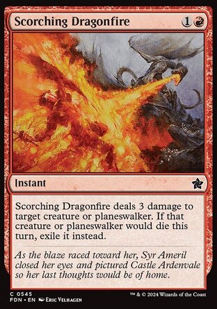 【ENG】《焦熱龍炎/Scorching Dragonfire》[基石構築]
