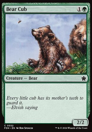 【ENG】《幼熊/Bear Cub》[基石構築]