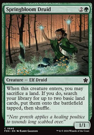 【ENG】《春華德魯伊/Springbloom Druid》[基石構築]