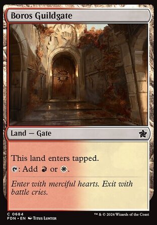 【ENG】《波洛斯公會門/Boros Guildgate》[基石構築]