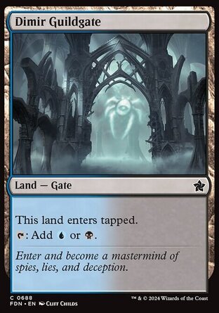 【ENG】《底密爾公會門/Dimir Guildgate》[基石構築]