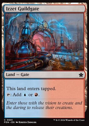 【ENG】《伊捷公會門/Izzet Guildgate》[基石構築]