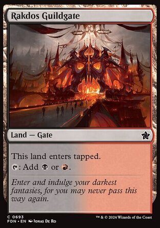 【ENG】《拉鐸司公會門/Rakdos Guildgate》[基石構築]