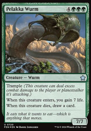 【ENG】《皮拉卡亞龍/Pelakka Wurm》[基石構築]