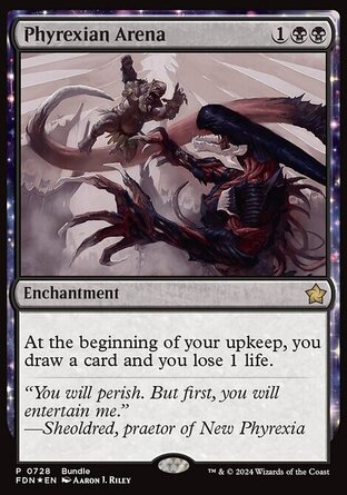 【ENG】《非瑞克西亞鬥技場/Phyrexian Arena》[基石構築]