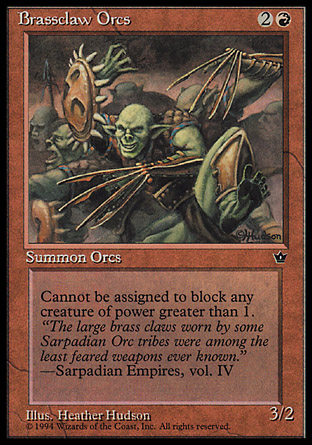 【ENG】《銅爪半獸人/Brassclaw Orcs》[墮落王朝]