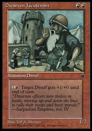 【ENG】《＜矮人尉官＞/Dwarven Lieutenant》[墮落王朝]