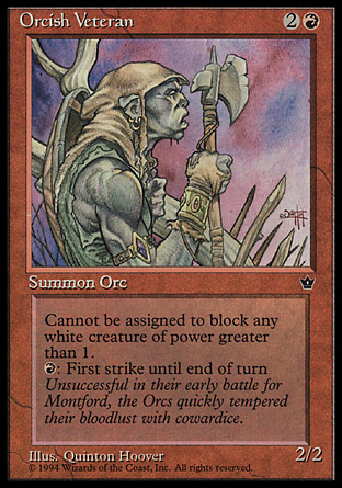 【ENG】《＜獸人老兵＞/Orcish Veteran》[墮落王朝]