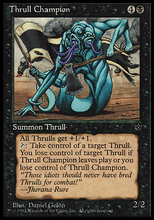 【ENG】《＜索爾獸勇士＞/Thrull Champion》[墮落王朝]