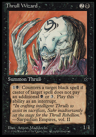 【ENG】《＜索爾獸巫師＞/Thrull Wizard》[墮落王朝]