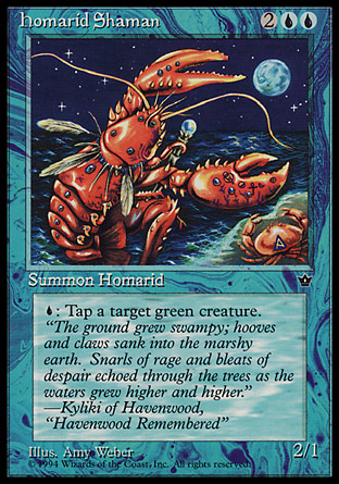【ENG】《＜荷馬利族祭司＞/Homarid Shaman》[墮落王朝]