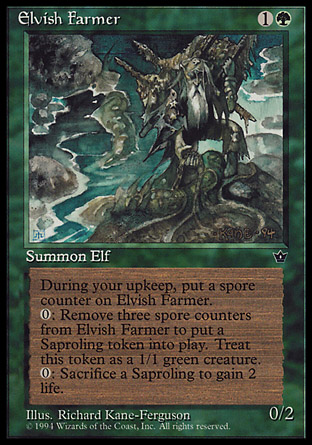 【ENG】《＜妖精農夫＞/Elvish Farmer》[墮落王朝]