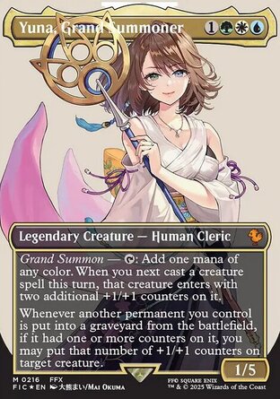 【ENG】 ☆Foil☆ 《大召喚士優娜/Yuna, Grand Summoner》[太空戰士指揮官]