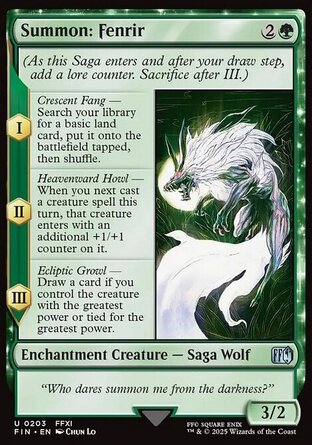 【JPN】《/Summon: Fenrir》[太空戰士]