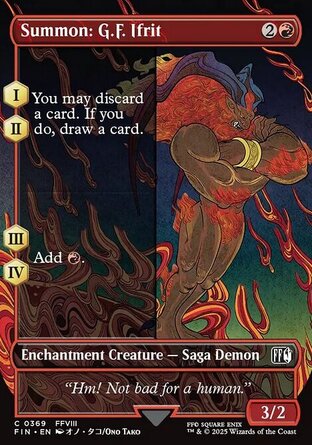 【ENG】《＊召喚：G.F.イフリート/Summon: G.F. Ifrit》[太空戰士]