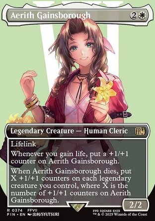 【JPN】 ☆Foil☆ 《艾莉絲·蓋恩茲博羅/Aerith Gainsborough》[太空戰士]