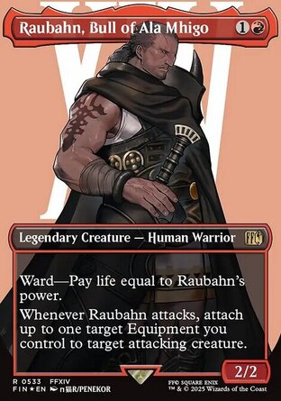 【ENG】 ☆Foil☆ 《阿拉米格猛牛勞班/Raubahn, Bull of Ala Mhigo》[太空戰士]