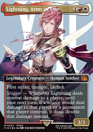 【ENG】 ☆Foil☆ 《王牌驅散雷光/Lightning, Army of One》[太空戰士]