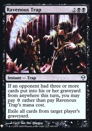 【ENG】 ☆Foil☆ 《貪婪陷阱/Ravenous Trap》[神秘補充包閃]