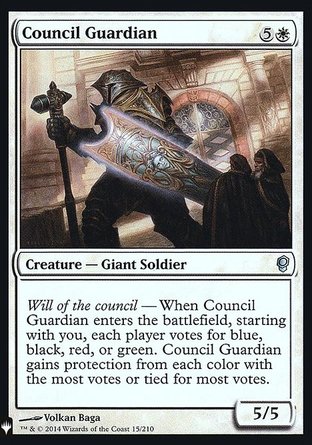 【ENG】 ☆Foil☆ 《議會守護者/Council Guardian》[神秘補充包閃]
