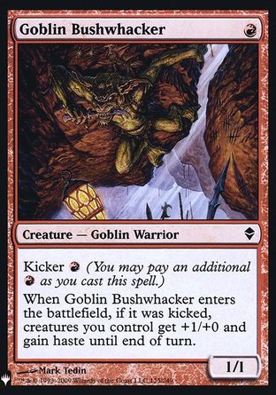 【ENG】 ☆Foil☆ 《開路鬼怪/Goblin Bushwhacker》[神秘補充包閃]