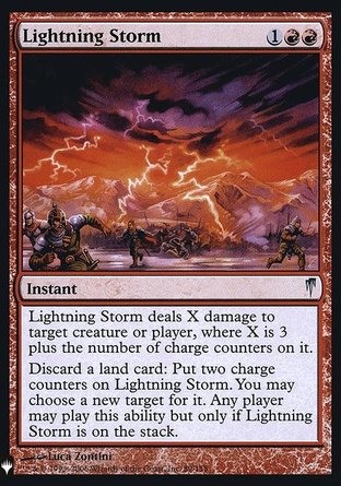 【ENG】 ☆Foil☆ 《閃電風暴/Lightning Storm》[神秘補充包閃]