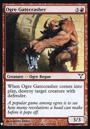 【ENG】 ☆Foil☆ 《破門食人魔/Ogre Gatecrasher》[神秘補充包閃]