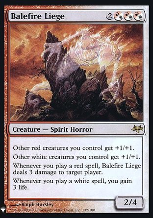 【ENG】 ☆Foil☆ 《葬火王侯/Balefire Liege》[神秘補充包閃]