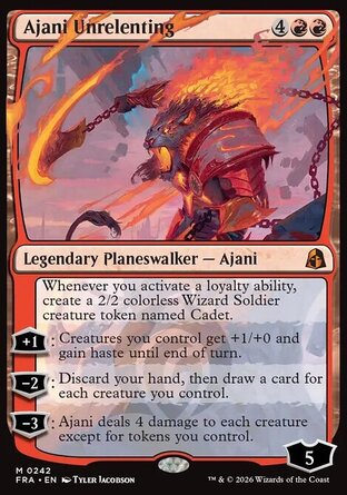 【ENG】 ☆Foil☆ 《無情的阿耶尼/Ajani Unrelenting》[現實碎片]