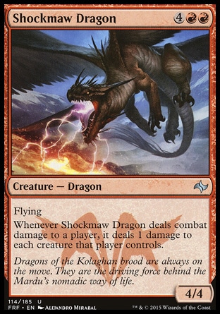【JPN】《雷吼巨龍/Shockmaw Dragon》[龍命殊途]