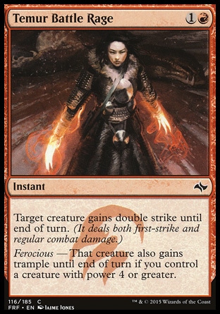 【JPN】《鐵木爾戰怒/Temur Battle Rage》[龍命殊途]