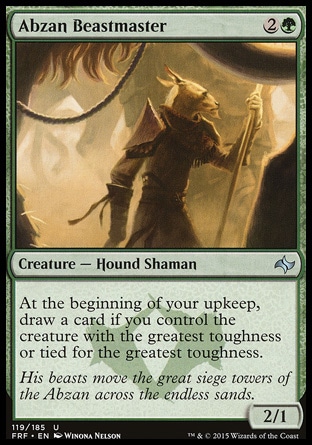 【JPN】《阿布贊馴獸師/Abzan Beastmaster》[龍命殊途]