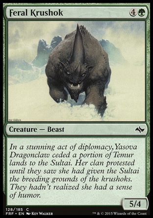 【JPN】《野性寇犀/Feral Krushok》[龍命殊途]