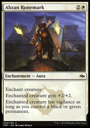 【JPN】《阿布贊符印/Abzan Runemark》[龍命殊途]