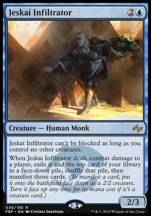 【JPN】《潔斯凱滲透者/Jeskai Infiltrator》[龍命殊途]