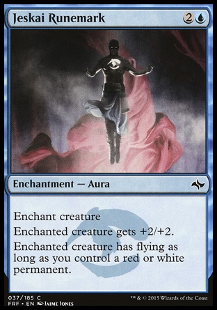 【JPN】《潔斯凱符印/Jeskai Runemark》[龍命殊途]