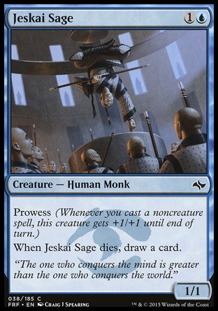 【JPN】《潔斯凱智者/Jeskai Sage》[龍命殊途]