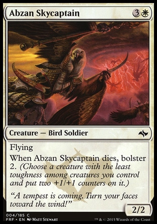 【JPN】《阿布贊空隊長/Abzan Skycaptain》[龍命殊途]