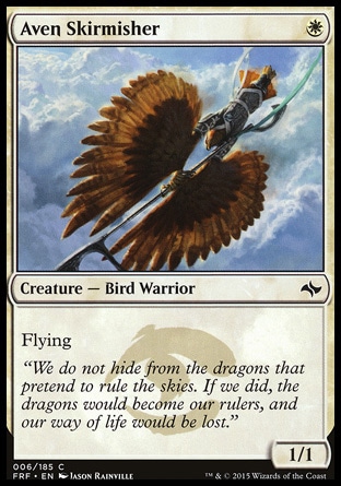 【JPN】《艾文偵衛/Aven Skirmisher》[龍命殊途]
