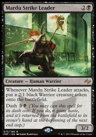 【JPN】《瑪爾都領襲兵/Mardu Strike Leader》[龍命殊途]