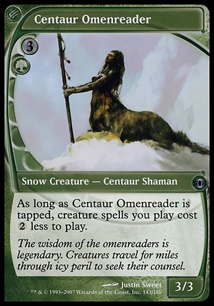 【JPN】《識兆半人馬/Centaur Omenreader》[預知將來]